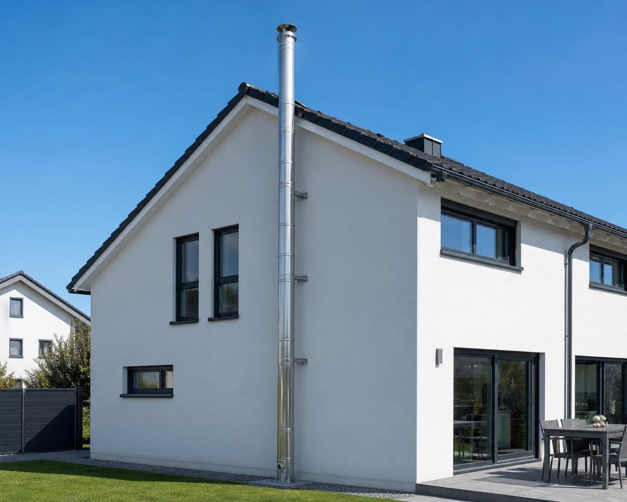 Schornsteinbau Worms – Feuerkreativ: Handwerker beim Schornsteinneubau